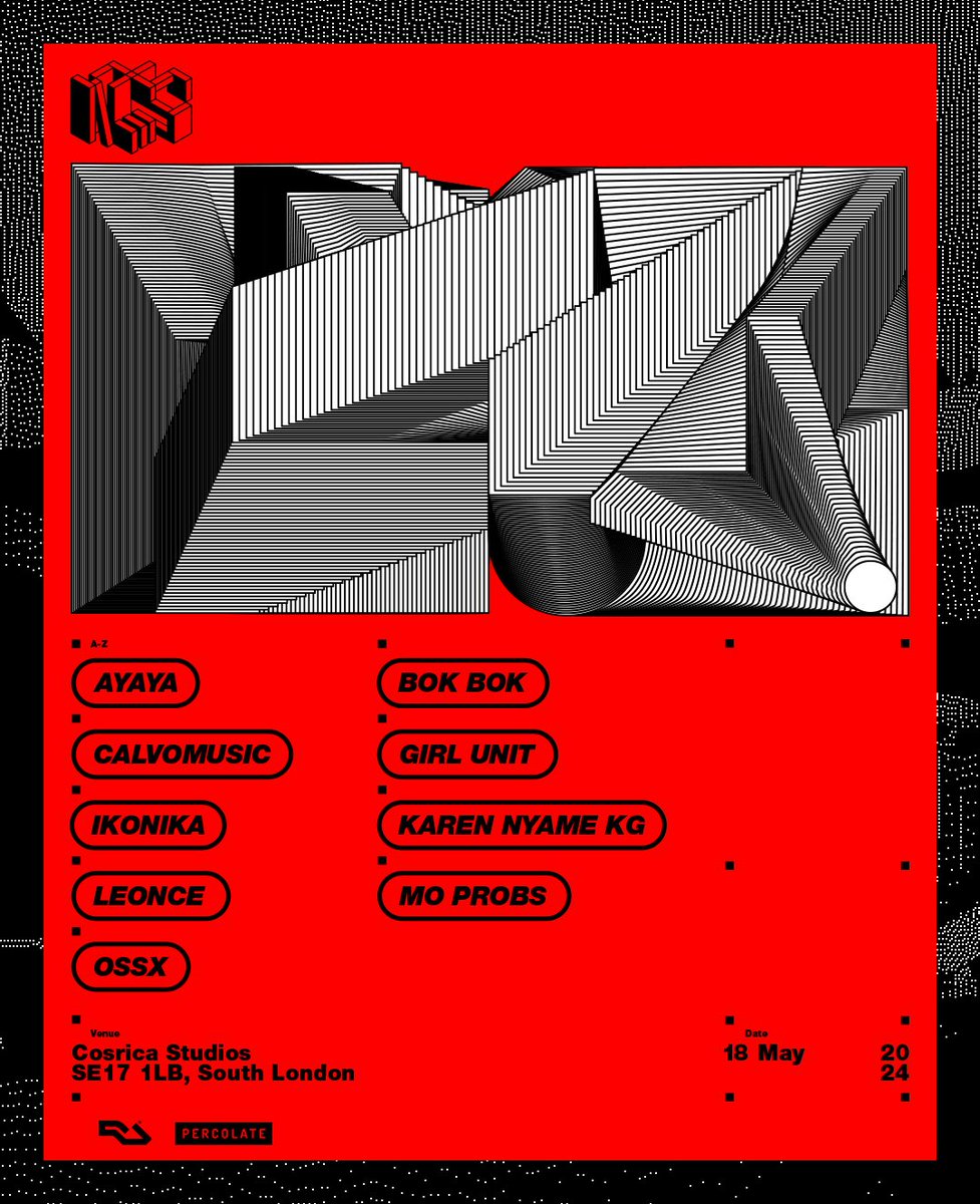 18 MAY - @Corsica_Studios South LDN gassed to announce some additions to the lineup: 🔊@Leonce 🔊@_CalvoMusic 🔊@MoPrbs will be joining 🔊@bok_bok 🔊@GIRLUNIT 🔊@KarenNyameKG 🔊@ikonika 🔊@LektorScopes 🔊@equissss__ 🔊@ayaya_dj 🙀 🎟️ ra.co/events/1886329