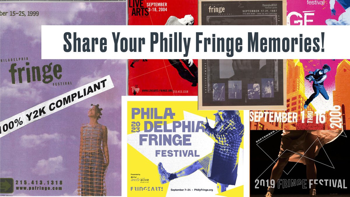It's the end of an era! Share your best #PhillyFringe memories to help us thank our founder, Nick Stuccio, for 27 years of #PhillyFringe! We want to hear what the #PhillyFringe means to you — artists, audiences, arts workers, participants & fans. forms.gle/oax28xr5d4vQQg…