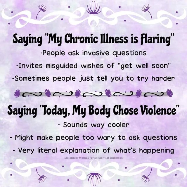 #ChronicIllness #ChronicPain