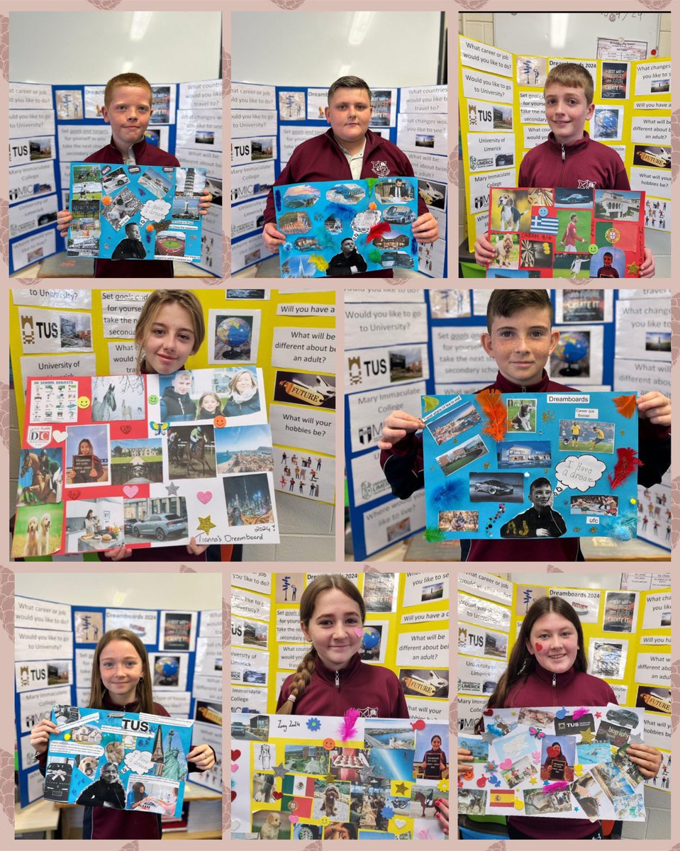 💭Our super 6ths created Dreamboards with their families and local secondary schools, thinking about their future dreams and goals. Such a great way to inspire creativity and explore possibilities! “The best way to predict your future is to create it!” ✨ #Dreamboards