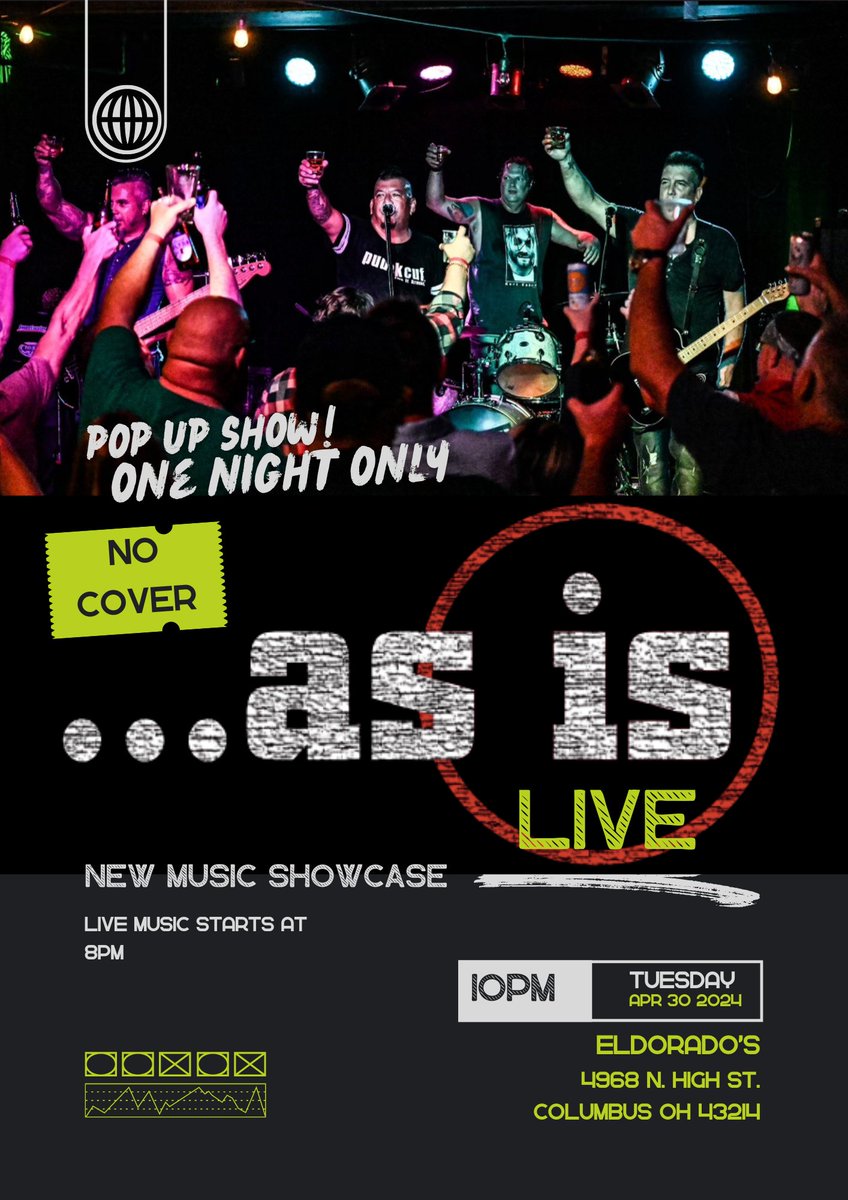 Love POP UP shows! #livemusic #614 #ohiomusic