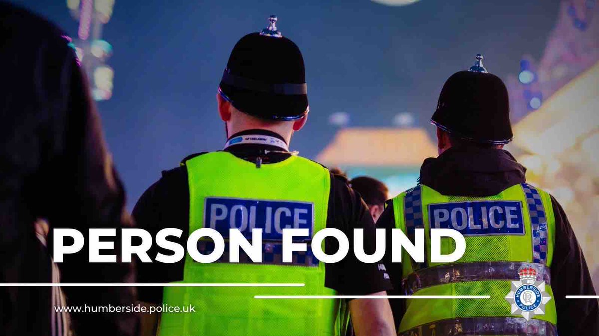 We can confirm that 34-year-old Tony who was reported to us as missing from the Anlaby Road area of Hull has been found. Thank you to everyone who shared our appeal.