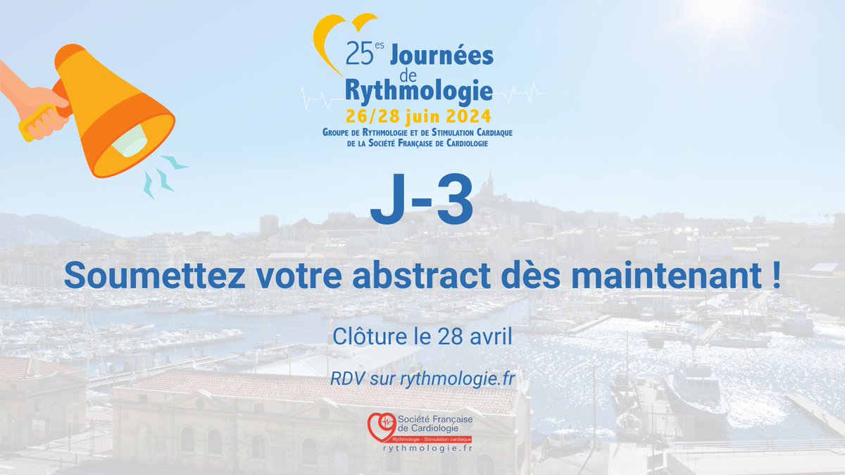 📢C'est bientôt ! La clôture de l'appel à communication est prévu le 28 avril. N'attendez plus pour déposer votre abstract ➡ lnkd.in/eRTkHe8J #rythmo2024 #JournéesRythmo2024