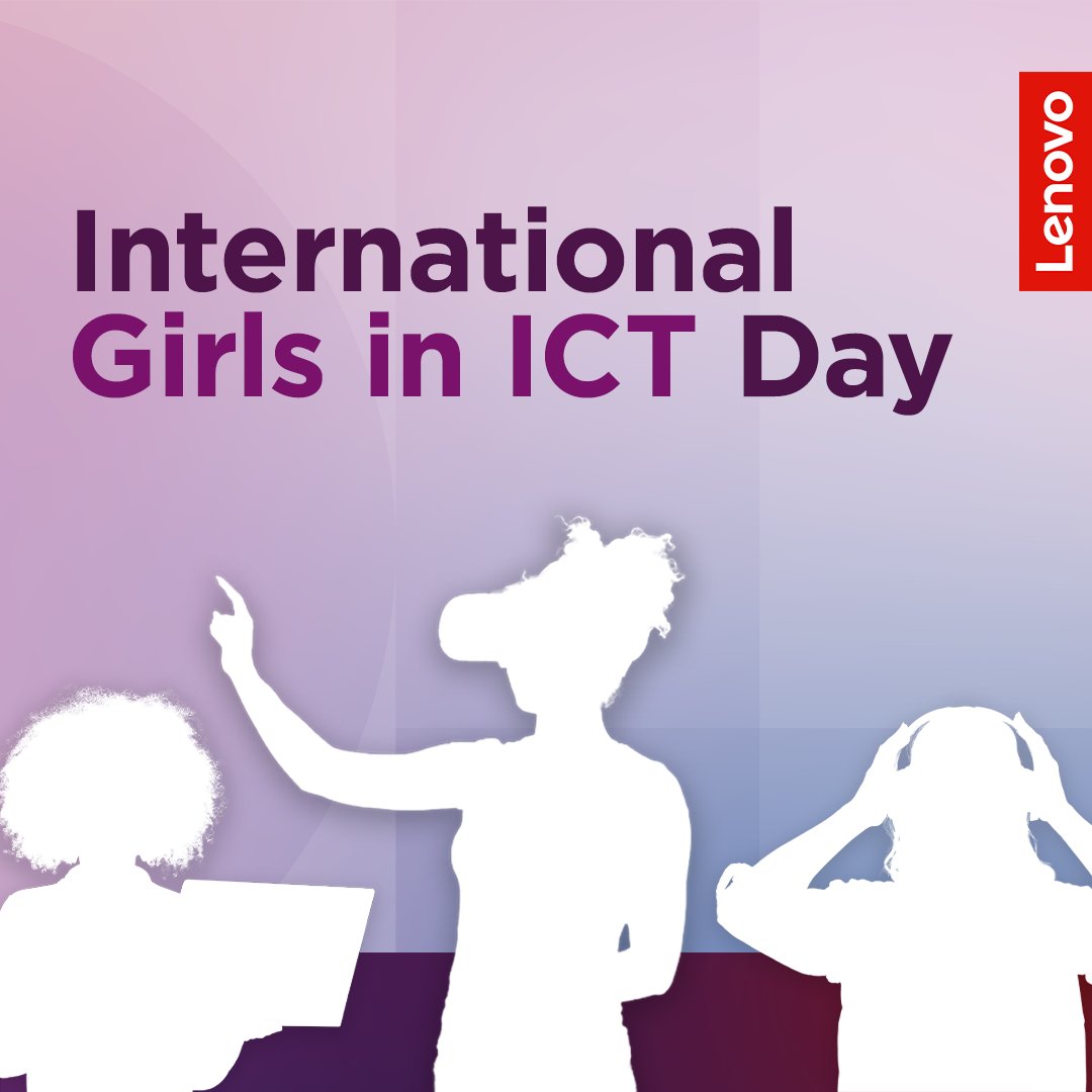 Happy International #GirlsInICT Day from @Lenovo #Workstations! 🚀 

Today, we celebrate the brilliant minds and boundless potential of girls in #tech. 💻 

Let's empower the next generation of female innovators to thrive in #STEM fields and shape the future of technology.