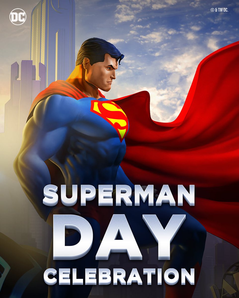 The #Superman Day Celebrations aren't over yet - log into DC Universe Online today to claim a set of free poster gifts celebrating the life and legacy of our favorite Kryptonian!!