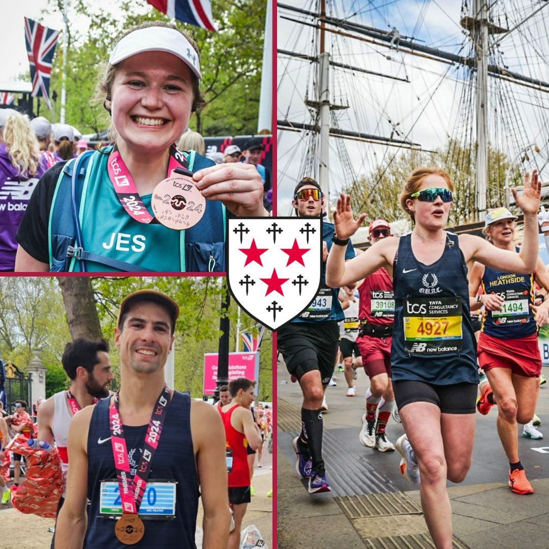 Termtime is a marathon not a sprint, and three Somervillians have taken this more literally than others. On Sunday, our JRF @roccozizzamia, undergraduate Rosie Thorogood, and postgraduate Jessica Schiff all completed the London Marathon - we are very proud of them!