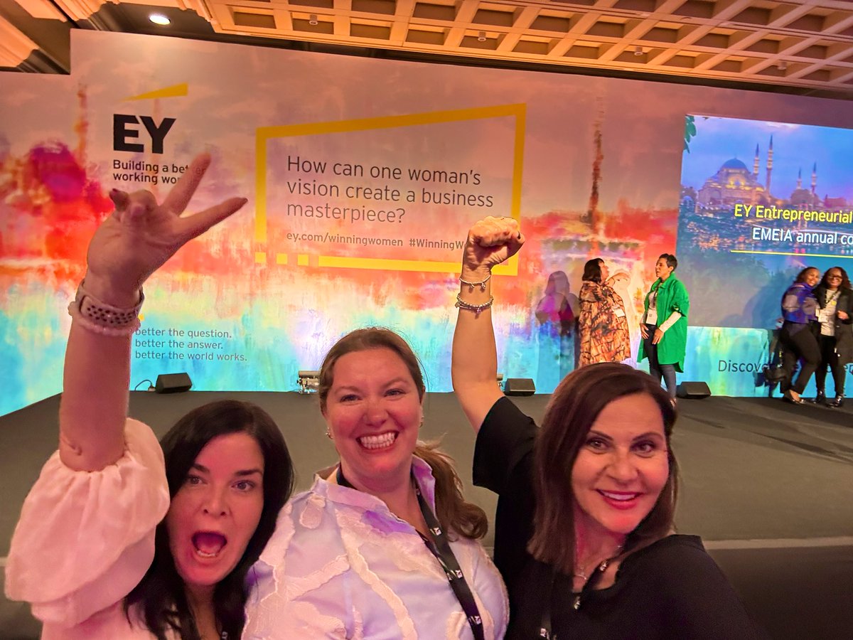 Who’s excited to be in Istanbul - we are!! #WinningWomen #BetterWorkingWorld