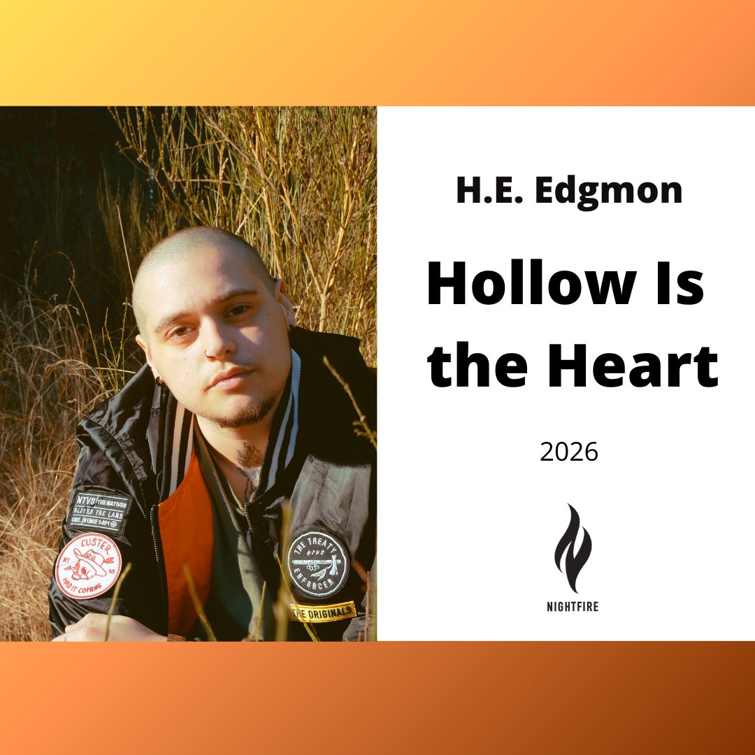 We are thrilled to announce @heedgmon’s haunting adult debut HOLLOW IS THE HEART, a queer native folk horror that blends the legend and lore of classic monster horror with the secrecy of dark academia. Coming early 2026 with a second novel to follow!