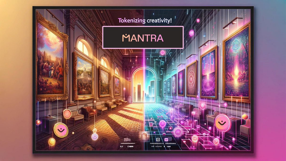 sherpa_rwa's tweet photo. Where Creativity Meets Blockchain.
Tokenize and trade your creative assets with $OM.
Which masterpiece would you tokenize first?
#TokenizeArt #HomeForRWA #MANTRA https://t.co/KuUl2IVnSp