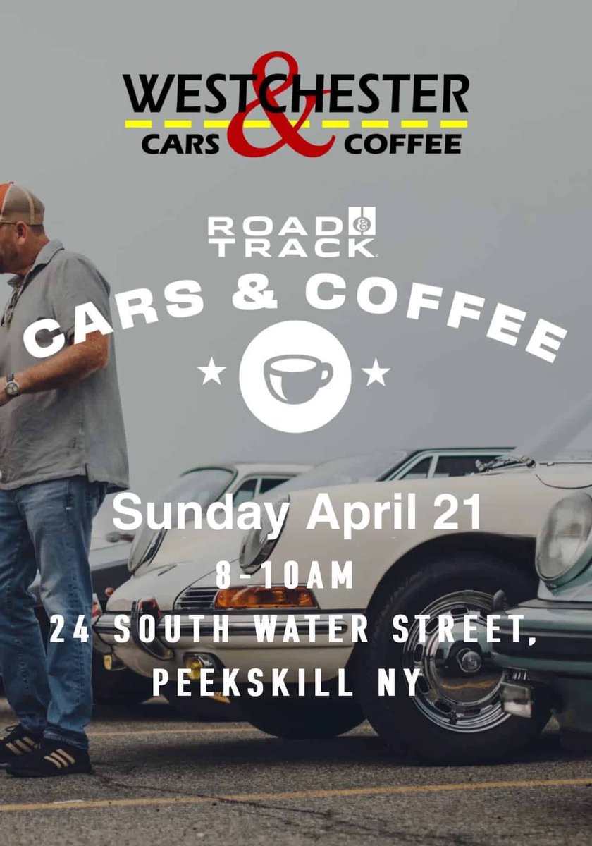 Our usual Westchester Cars & Coffee event made even better with Road & Track Magazine editors on site with a few interesting vehicles to boot! #AutoShow #CarMeet #CarShow #CarsandCoffee

carsandcoffeeevents.com/event/westches…