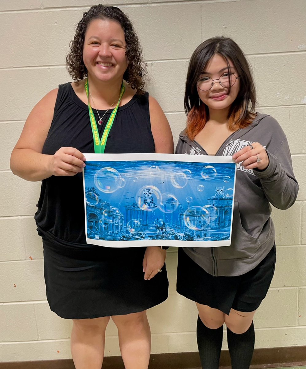 IAEA STUDENT ART SHOW SUBMISSIONS CLOSE on April 26, 2024! You and your student could be IAEA Ambassadors for Art Curriculum for 2024-2025 like Art Teacher, Sherri Kushner & her student from Chute Middle School, Evanston for 2023-2024! ilaea.org/programs-event…