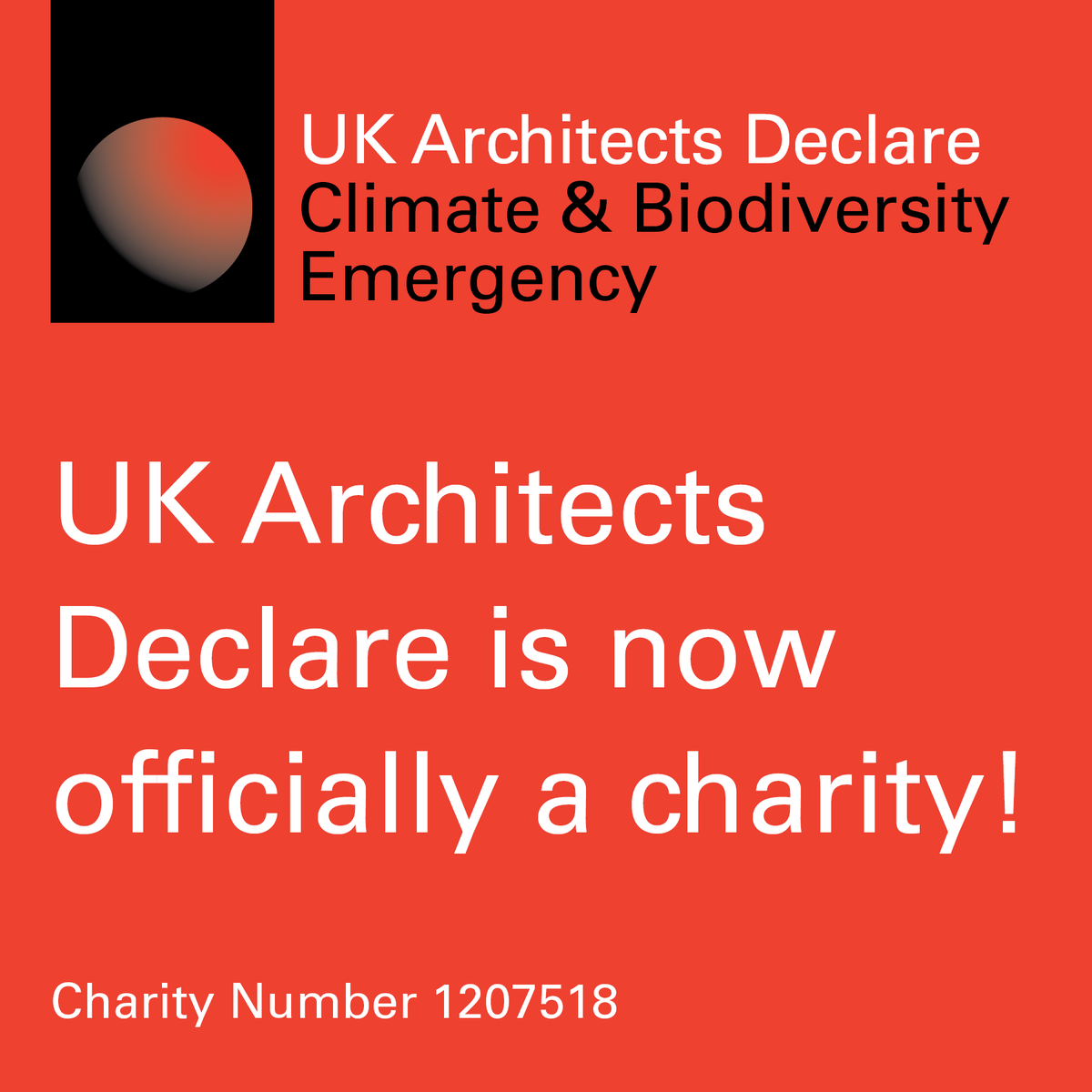 We are excited to announce that UK Architects Declare is now officially a charity! Keep up to date with us as we continue our work to combat the climate and biodiversity emergency #UKarchitectsdeclare #climateactionnow #charitystatus