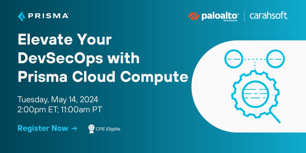 Experience the impact of Prisma Cloud & how it assists CI/CD pipeline security amongst @DeptofDefense & Intelligence agencies. Join the @PaloAltoNtwks experts to gain insights into its capabilities through use cases on 5/14: carah.io/15d2e8