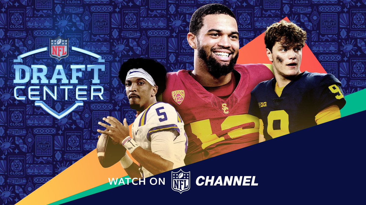 IT'S DRAFT WEEK, BABYYY. 🏈 Tune into Pluto TV's NFL channel all week for live coverage of this year's NFL Draft, kicking off with Round 1 at 8pm ET: pluto.tv/en/live-tv/5ce…