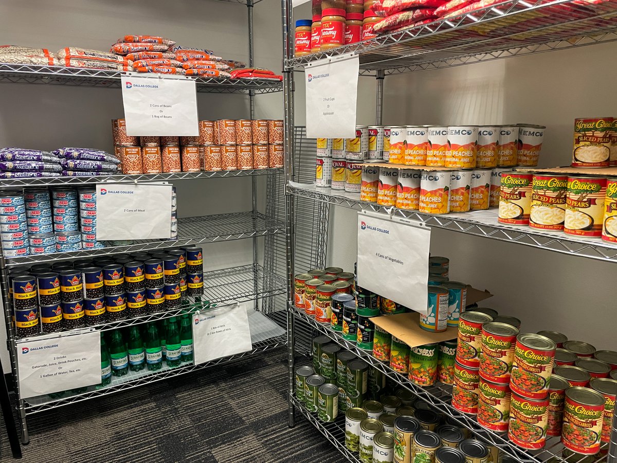 Food insecurity is still a real problem in Dallas County, which is why we're opening our food pantry doors to the community. Our campus and center food pantries are open to all this and every Friday, from 9 a.m.-5 p.m. Free of charge. Spread the word and help someone in need!