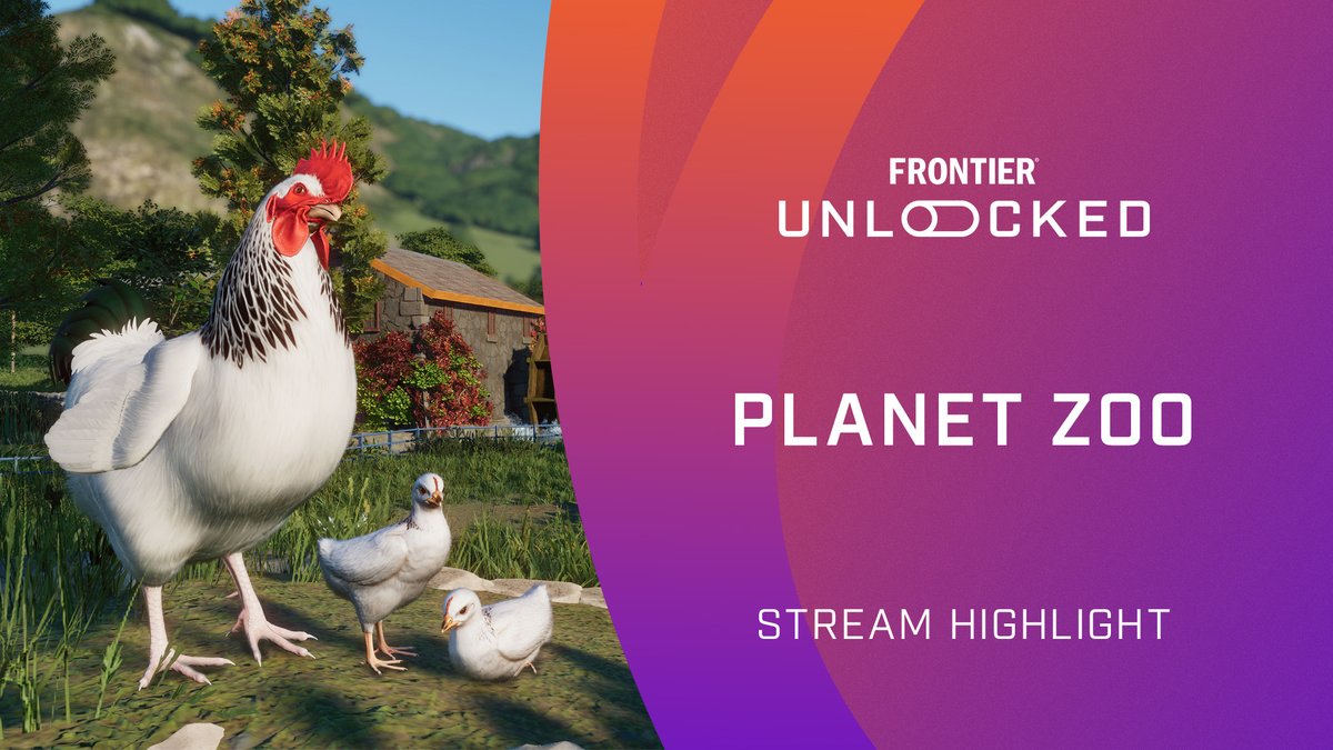 🎬 Catch up on the latest Planet Zoo news, including a closer look at the Barnyard Animal Pack, in this month's Frontier Unlocked stream! 🔗 youtu.be/BitONjxZNX4
