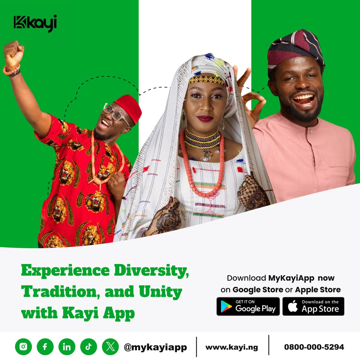 Immerse yourself in traditions, connect with heritage, and celebrate diversity.  Download MyKayiApp now on Google Store or Apple Store.

#MyKayiApp #NowLive #Kayiway #DownloadNow #Bankingwithoutlimits #downloadmykayiapp