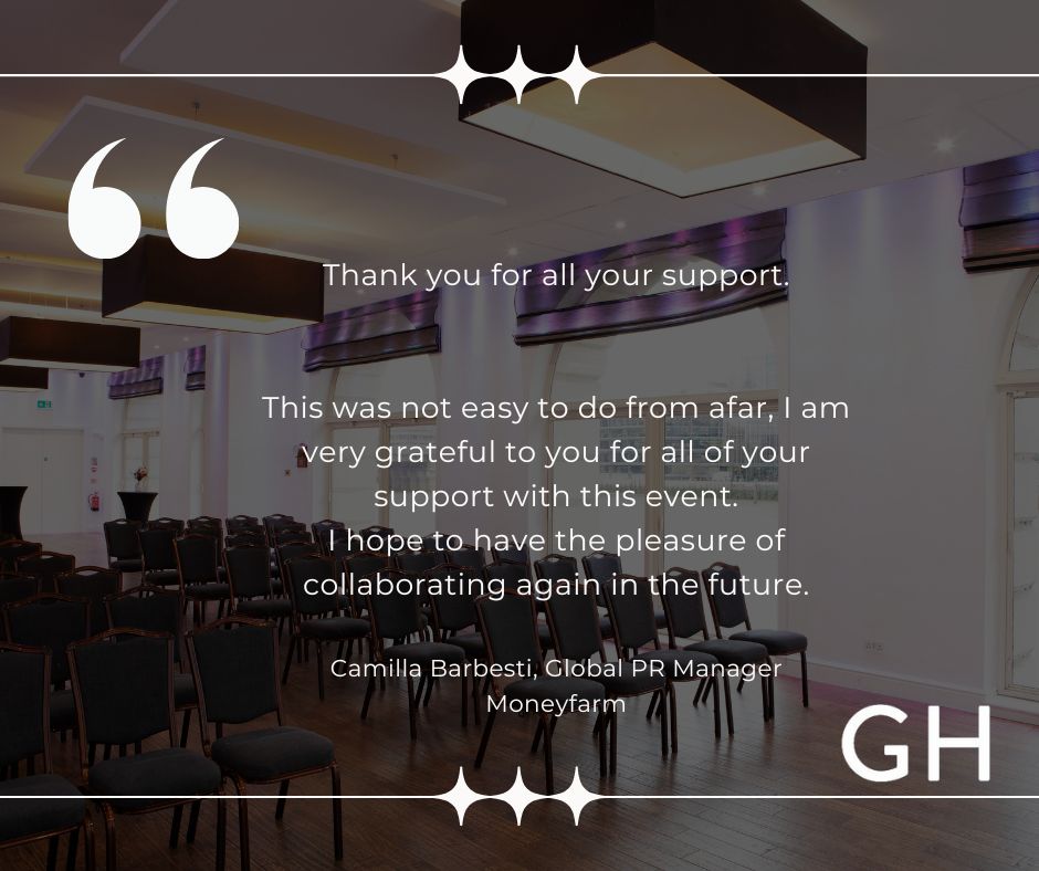 glaziershall's tweet photo. It's #ThankYouThursday, what better way to celebrate than to share these wonderfully kind words from a recent event here at Glaziers Hall.

#ThankYou @moneyfarmUK, we look forward to welcoming you back to Glaziers Hall again soon. 

#GlaziersHall #EventsProf #Events #UniqueVenue https://t.co/SdWYjnFb9f