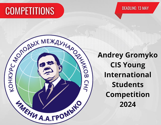 💬 #Zakharova: The Gromyko Competition for Young CIS Specialists in International Relations is a unique opportunity to showcase research achievements Over 6 years, the event brought together more than 2,100 young scholars from 11 countries Applications are accepted until May 13