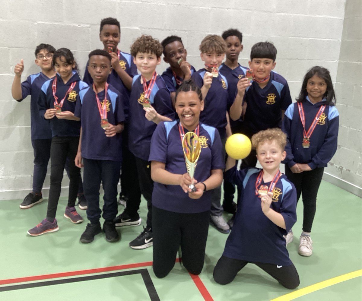 OLCAsport's tweet photo. 🍾 Champions 🍾 Well  done  to  the  OLCA  Thunder  Dodgeball  Team  on  winning  the  British  Dodgeball  Staffordshire  Championships  🏆 They  came  through  some  tough games,  but  won  every  match  on  their  way  to the winning in the  final  🥇🏐 https://t.co/5oWEjmk3v6