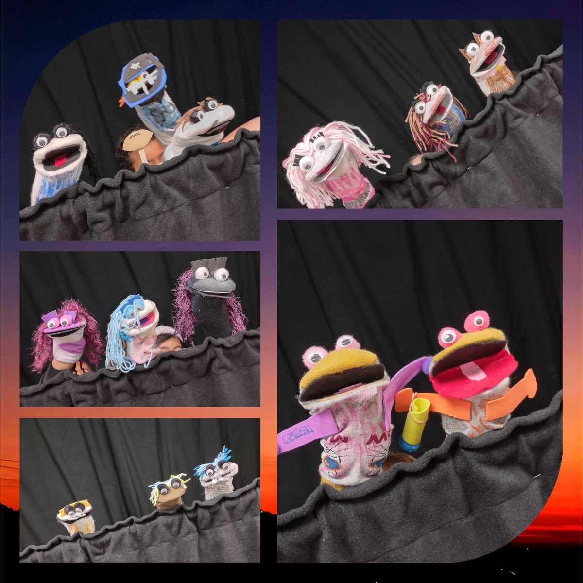 It's showtime!  Scripts written and  puppets made. Great job 4th and 5th!#PhotoGrid