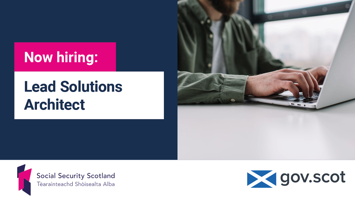 Are you a #SolutionsArchitect with a proven track record in designing large, complex IT solutions? Do you want to join an organisation that values a healthy work-life balance? @SocSecScot are seeking a Lead Solutions Architect. Learn more: ow.ly/vPOx50RmhcH #DigitalJobs