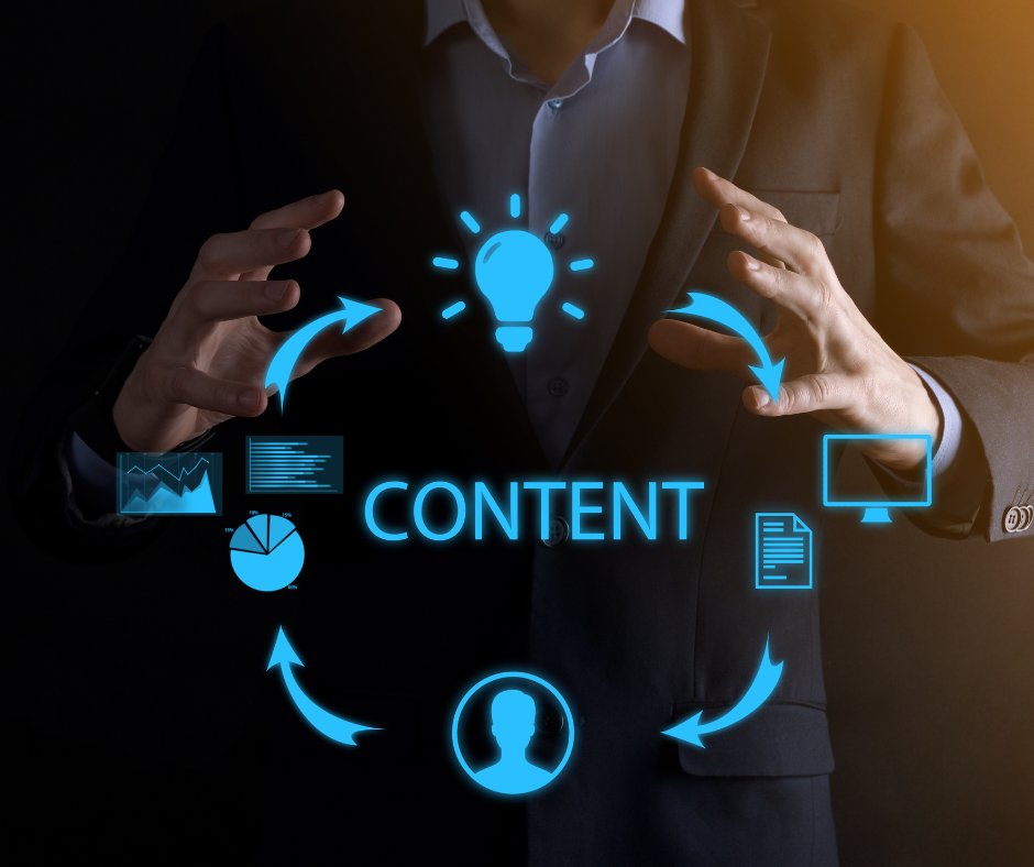 Content is a crucial part of every digital channel, and at Gfource Digital, we'll create compelling content that enhances your brand and speaks to your target audiences. Learn more at our website bit.ly/49yzaGg #digital #onlinecontent #socialmedia