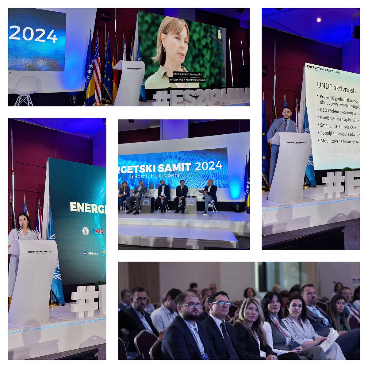 On Day 2️⃣ of #EnergySummit2024, we partnered 🤝 with #GIZBiH to host a panel discussion on energy efficiency in the residential and SME sectors—a blueprint for sustainable energy and transitioning to a climate-neutral economy 💡🌱.