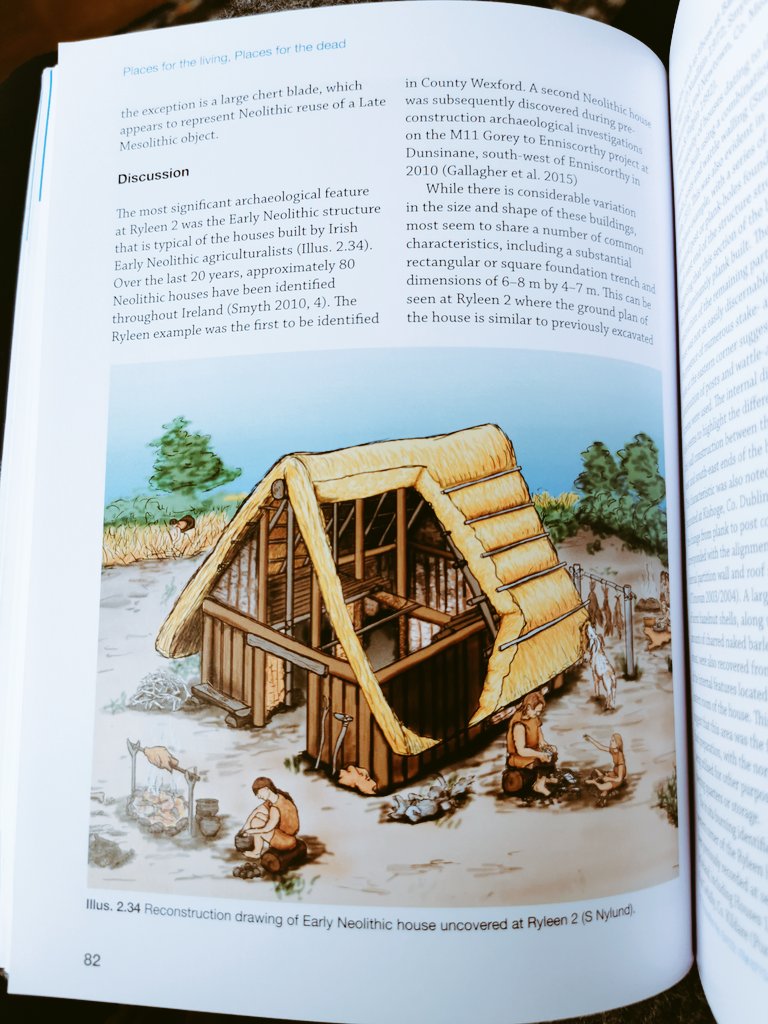 Our contributor copy of 'Places for the Living, Places for the Dead: Archaeological Discoveries on the N25 #NewRoss Bypass' has landed in Finland. Great to see the archaeology in such a lovely publication. Aside from some of my post-med natterings @inkdropart is also represented!