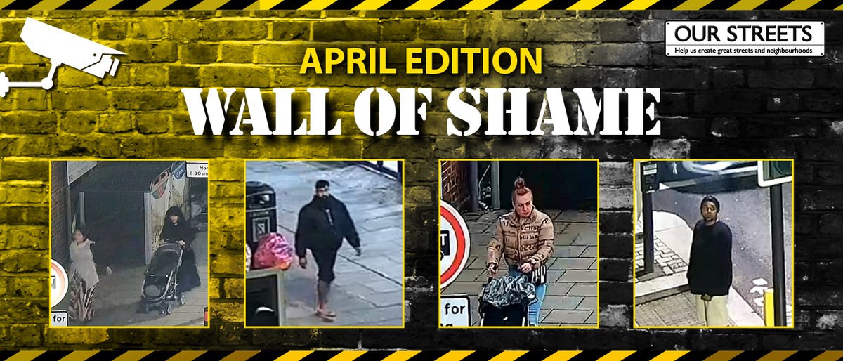 We have one of the greenest London boroughs, with award winning parks & attractive open spaces. Help us keep it that way. Do you recognise the grime crime offenders in our April Wall of Shame: orlo.uk/iuQuD If so, contact us on: Cleansing.Services@redbridge.gov.uk