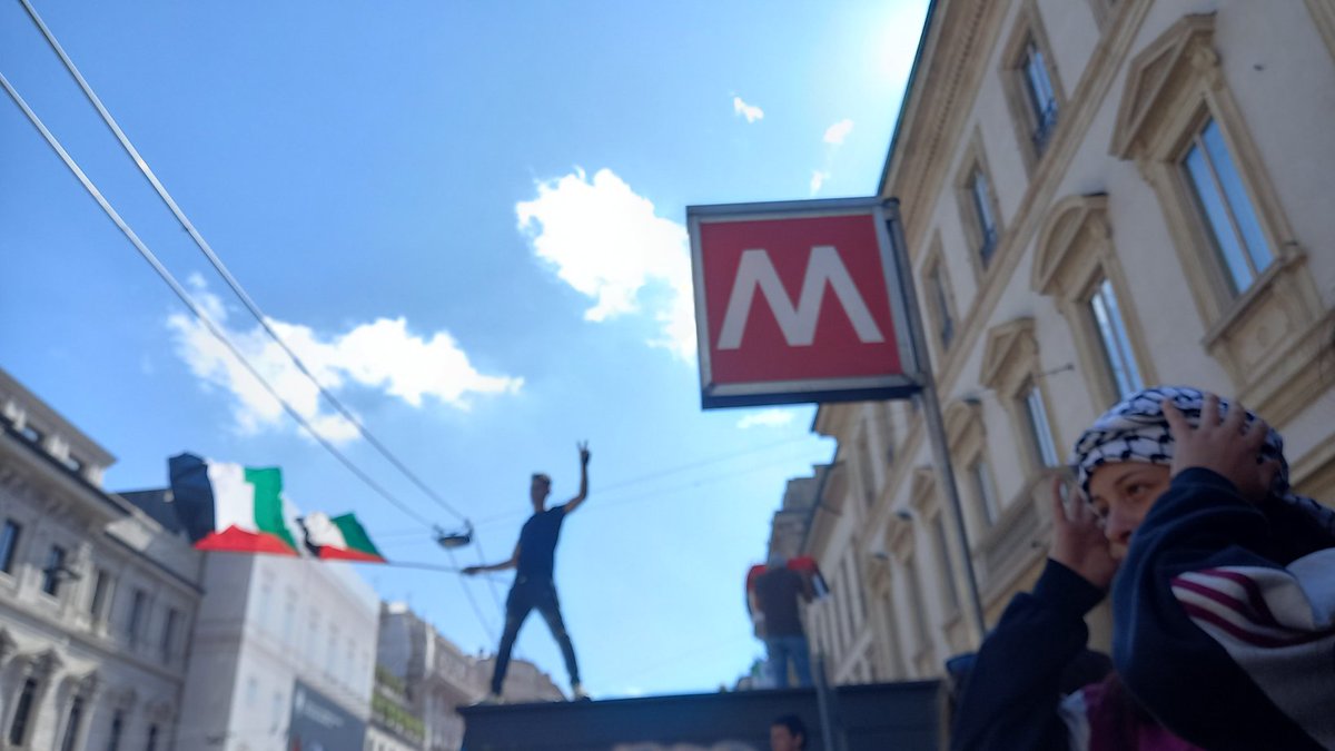 La Palestina a Milano, 25 aprile #25aprile #liberazione2024 #Liberazione