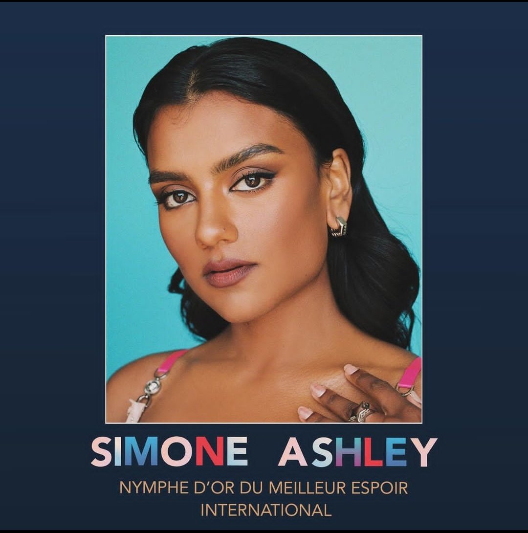 Simone Ashley will be honoured with the Golden Nymph on June 14th at the Monte Carlo TV Festival ✨