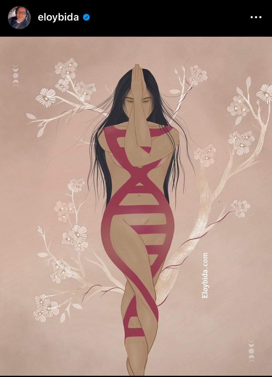 Perfect iconography for the work that WE (@KeoluFox @kstsosie @kaliphornya815) do at @NativeBio . We & our DNA are connected with all of our relatives (plants, animals, microbes) living together in our spaces