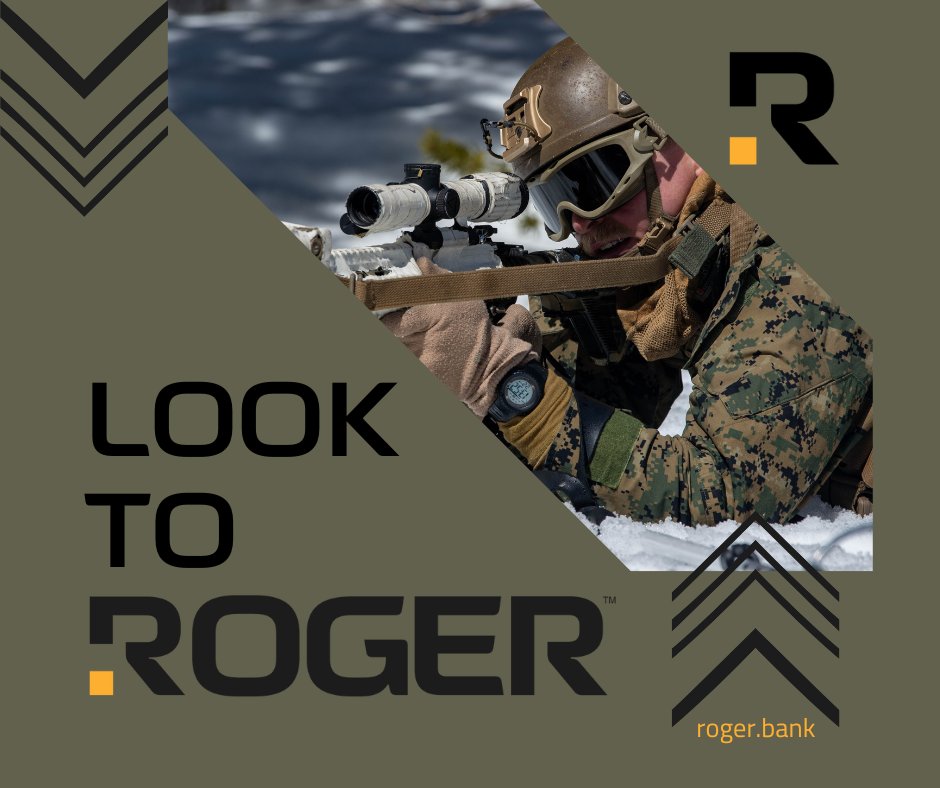 bankonroger's tweet photo. Choose a bank that stands with you. Choose ROGER! #RogerReady https://t.co/dvVD7DGvvT