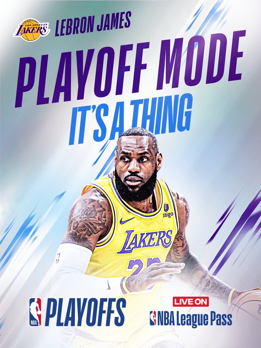 NBAIndia's tweet photo. The #ScoringKing 👑 LIVE on #NBALeaguePass! 🎫
Catch @KingJames in #PlayoffMode tomorrow against the Nuggets at 7:30 AM! 🔥
#NBAPlayoffs https://t.co/5oHoSNPeJV