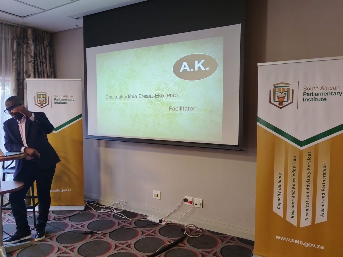 A look back at a training session in Outcomes Based Monitoring and Evaluation for officials of Parliament and Provincial Legislatures. #SouthAfricanLegislativeSector #SALS