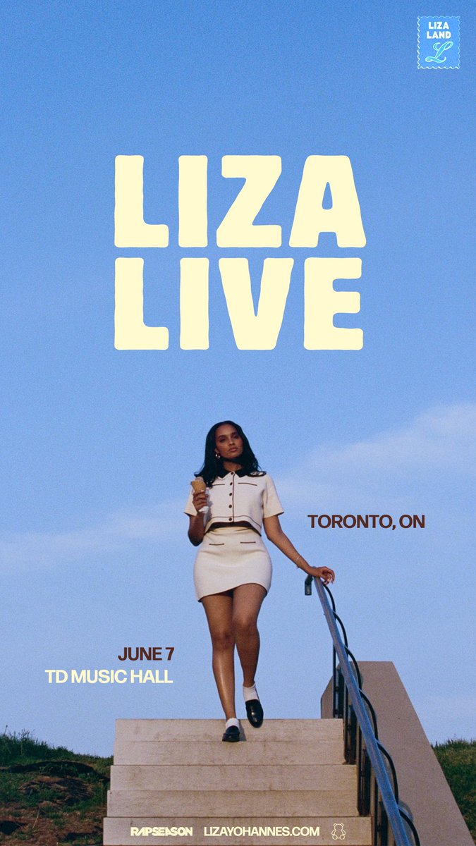 ahhhhhh TICKETS TO LIZA LAND NOW AVAILABLE 🎢🍦🤍 tdmusichall.mhrth.com/tickets/liza/