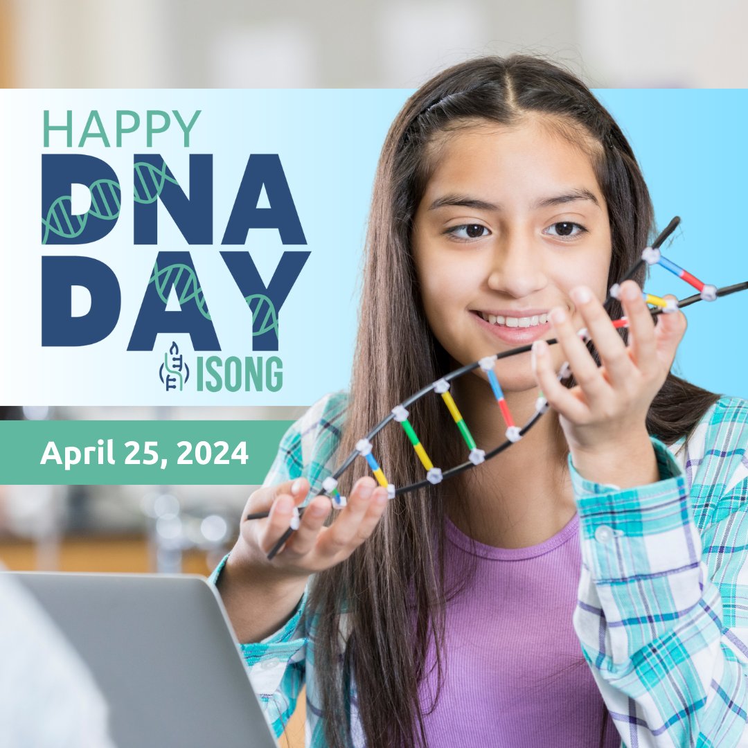 🧬Happy #DNADay24 from ISONG! 🧬 From the discovery of DNA's double helix in 1953 to the Human Genome Project's completion in 2003, today we celebrate these milestones that paved the way for countless scientific breakthroughs!