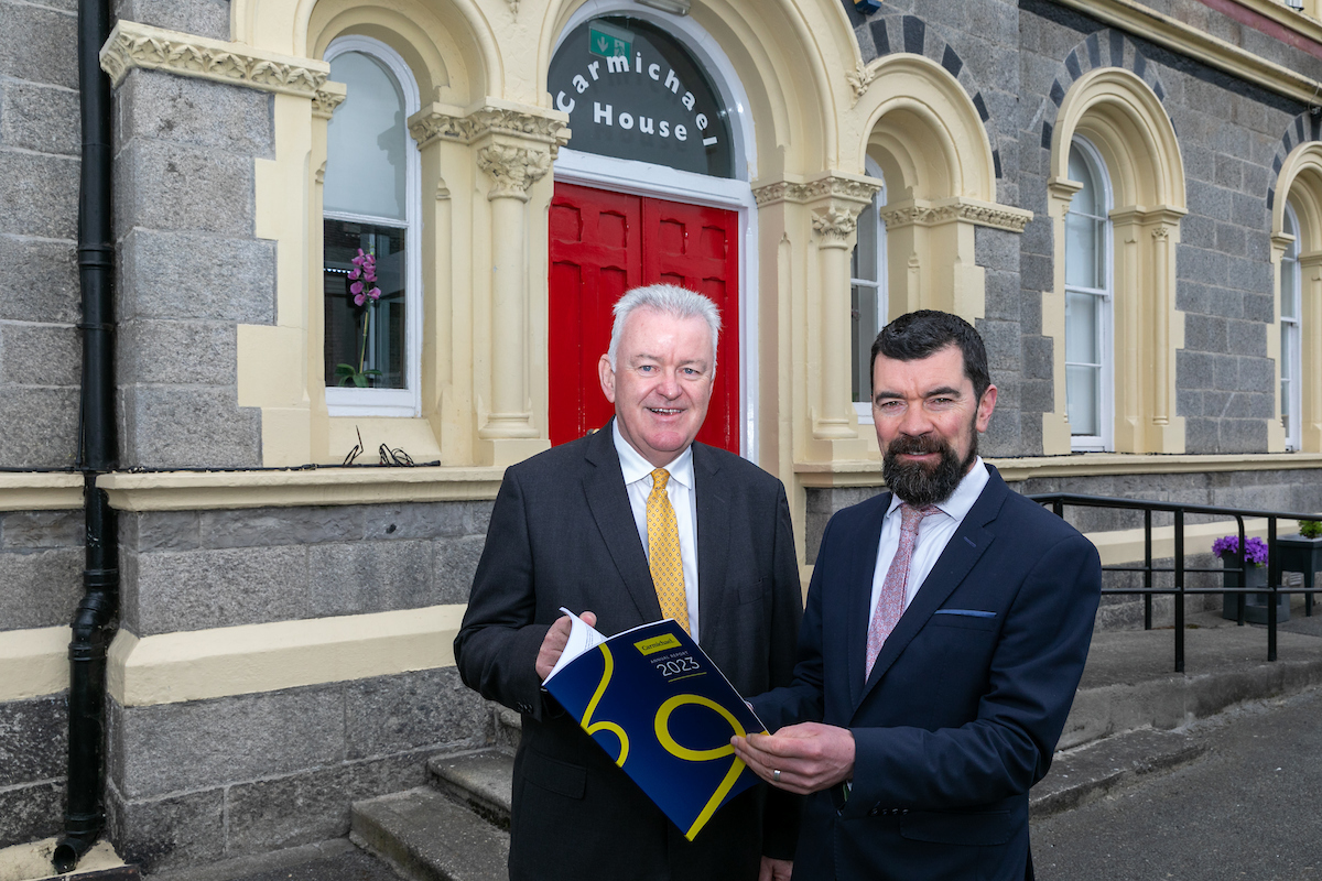 Thanks to Minister @joefingalgreen from @DeptRCD who came along to launch our 2023 #AnnualReport and took the time to meet the team and sixteen of our forty five resident #nonprofits. Read our CEO's statement and find the full annual report here: carmichaelireland.ie/carmichael-202…