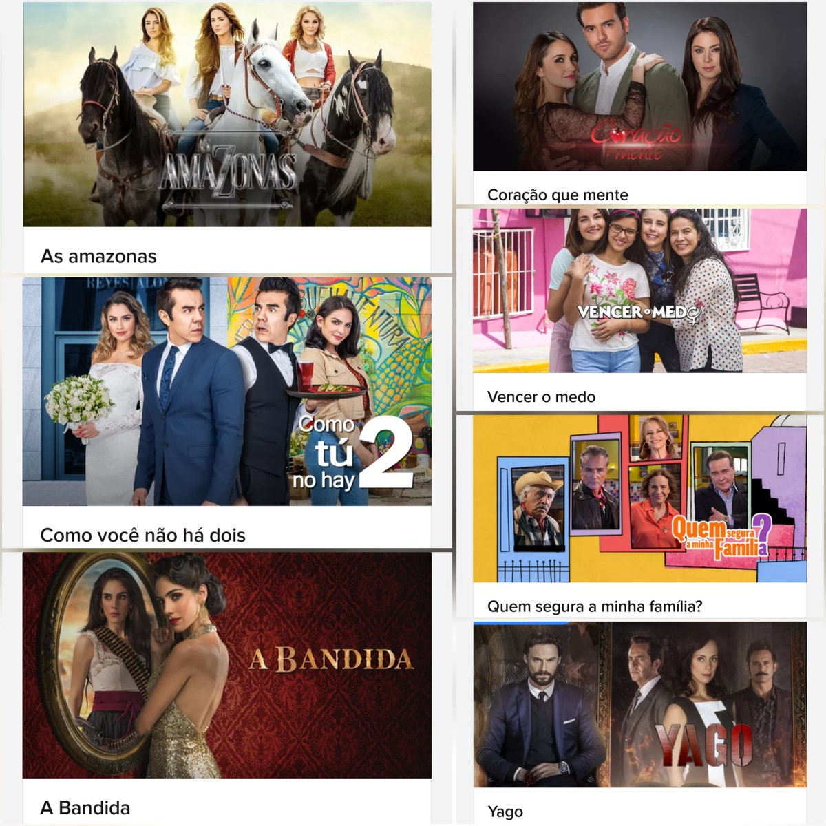 WordNovelas_Of's tweet photo. 🚨 | JÁ FEZ MAIS QUE O GLOBOPLAY?

#MercoLivre, através do Mercado Play, está disponibilizando grandes produções mexicanas da Televisa e Azteca, de forma gratuita. Confira as produções disponíveis com dublagem:

• As Amazonas (#LaAmazonas - 2016)
• Coração Que Mente (#CorazónQueMiente -2016)
• Yago (#Yago - 2016)
• A Bandida (#LaBandida - 2019)
• Como Você Não Há Dois (#ComoTúNoHay2 - 2020)
• Vencer o Medo (#VencerElMiedo - 2020)
• Quem Segura a Minha Família? (#QuéLePasaAMiFamilia - 2021).

Várias opções, qual você irá maratornar primeiro? Aproveitem!

@MercadoLivre