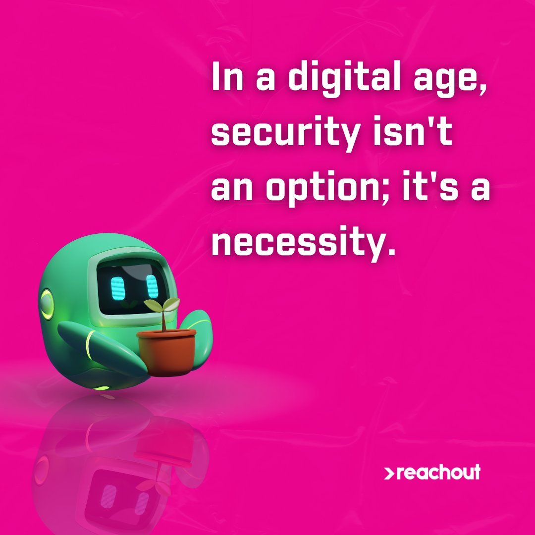 Embrace the digital frontier with confidence, for in this age, security isn't just an option; it's an absolute necessity. 🔒 #SecureYourFuture #ReachOutIT
