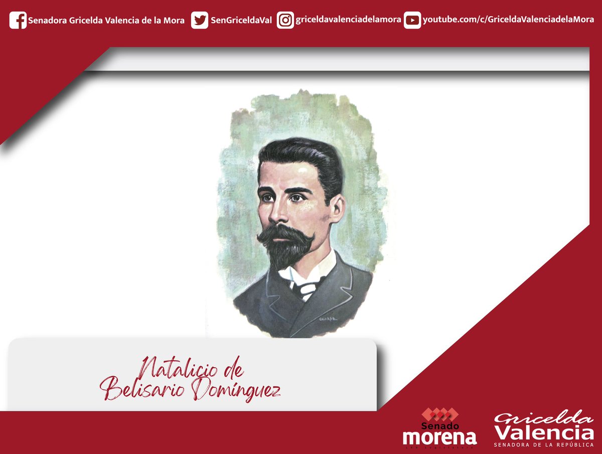 Un día como hoy del año 1863, nace en Comitán, Chiapas, Belisario Domínguez, médico y político chiapaneco, quien como diputado alzó la voz contra el gobierno ilegítimo de Victoriano Huerta. @MorenaSenadores #LXVLegislatura