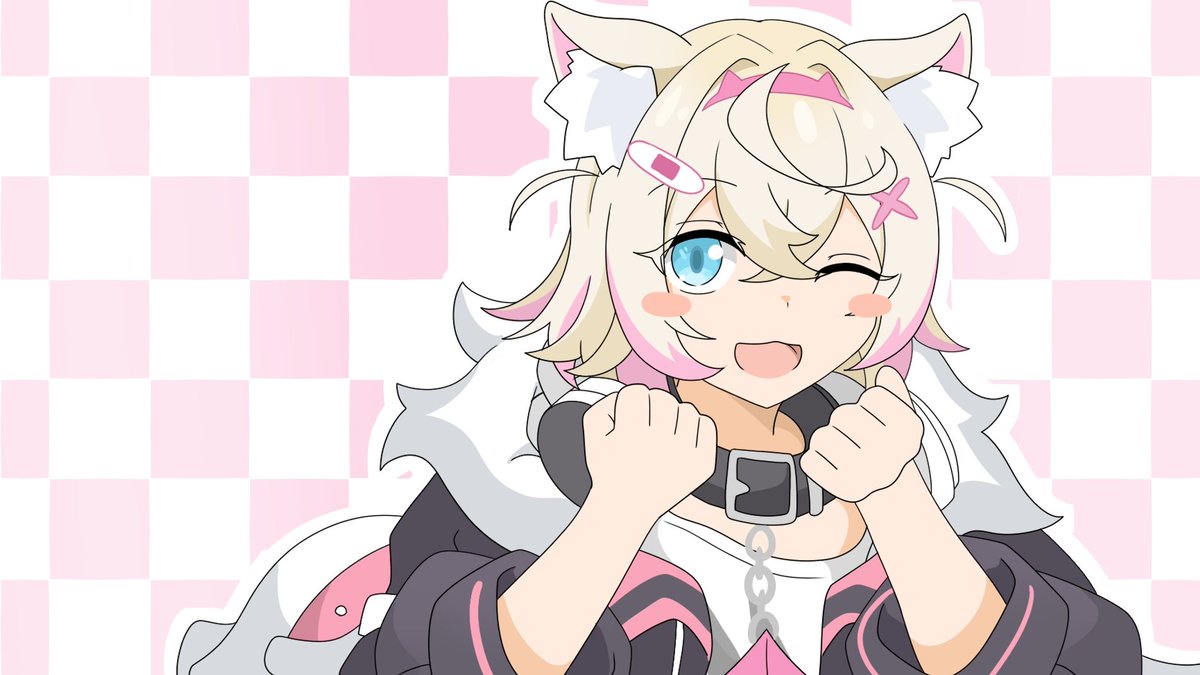 フワワ・アビスガード ,フワワ・アビスガード(通常) 「手描き切り抜きイラストちょい見せ#FWMCpix 」|をず@絵描きのVtuberのイラスト