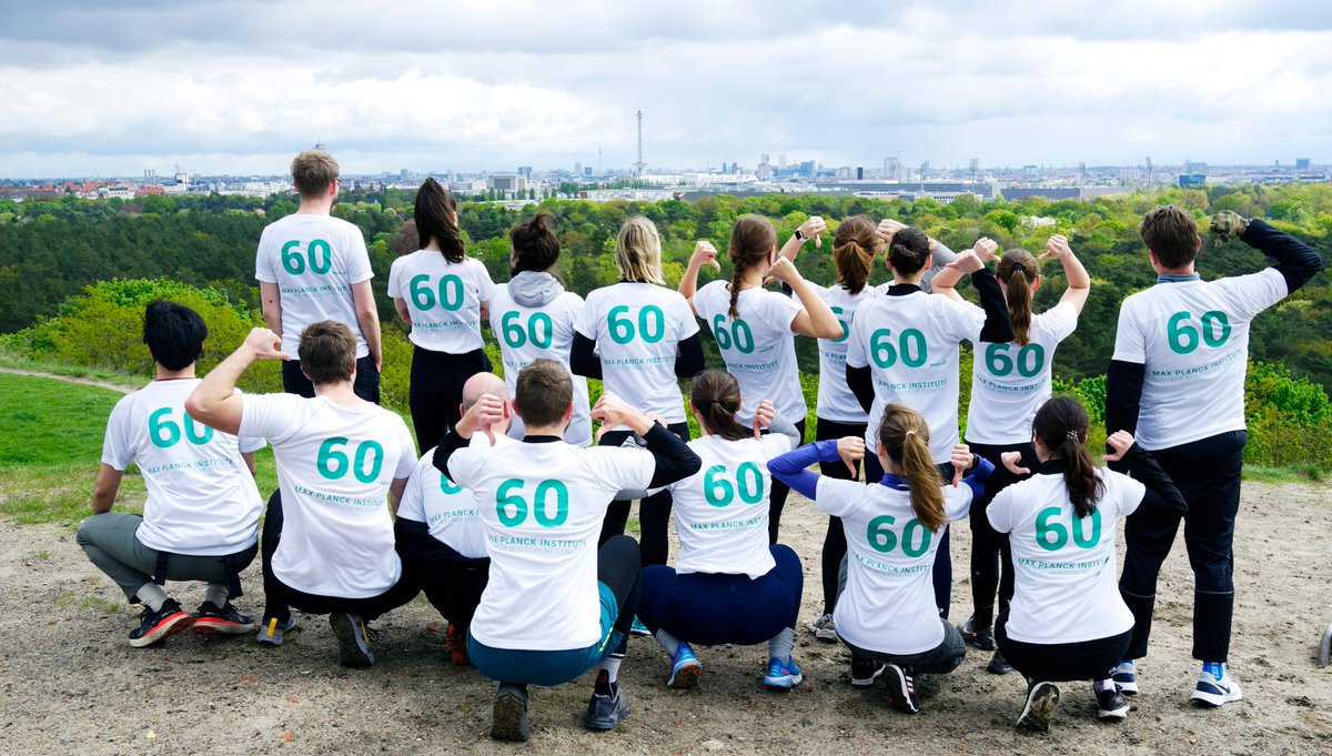 Last training for the #BerlinerFirmenlauf in Grunewald! #MPIMG60years