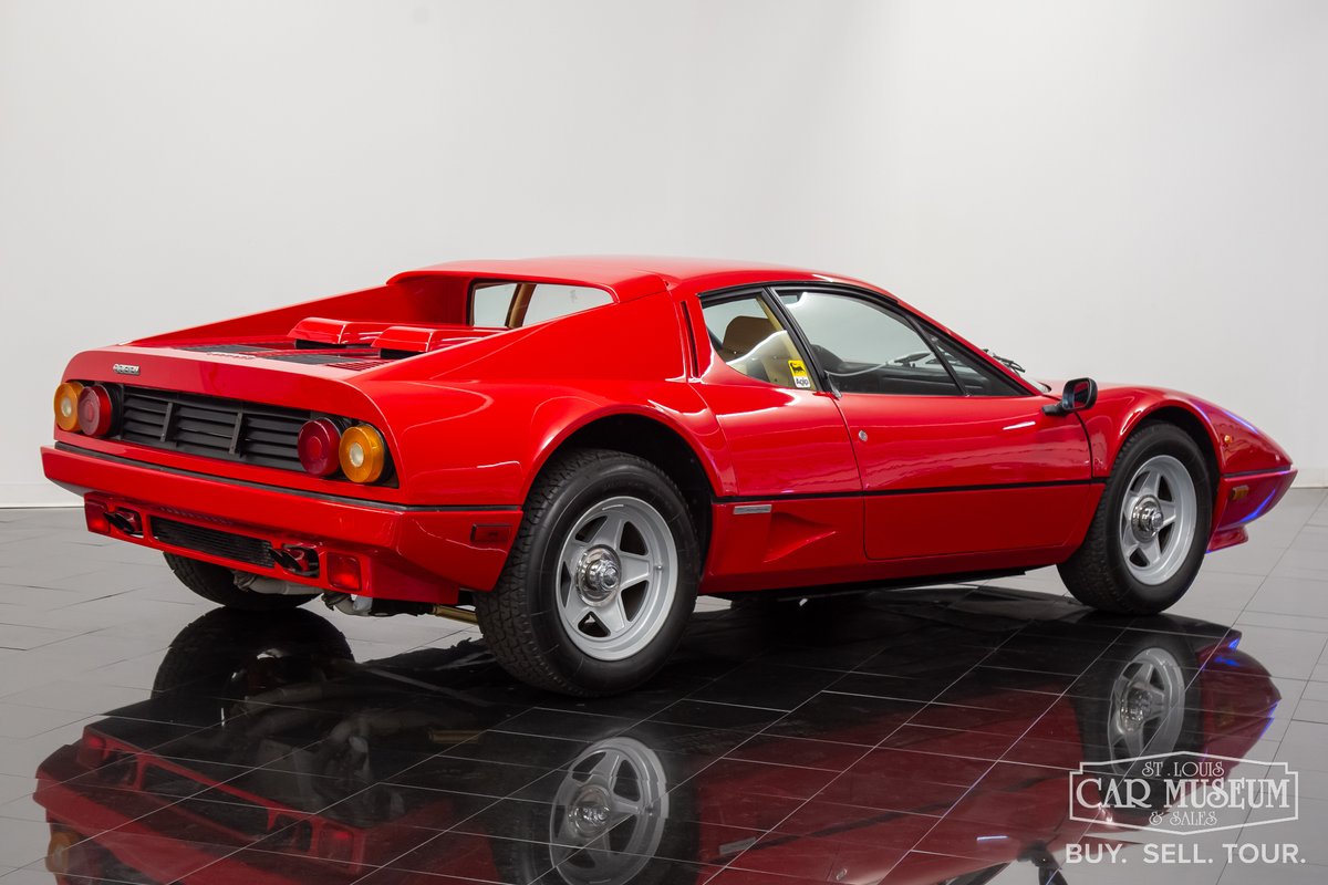 Ferrari's famous wedge-shaped Pininfarina 🇮🇹 In all, only 1,926 Berlinetta Boxers were built, none of which were officially imported to the U.S. making our 1983 example a rare find! Photos & vehicle specs @ stlouiscarmuseum.com/vehicles/1090/… . . #80s #cars #rarecars #ferrari #classiccars