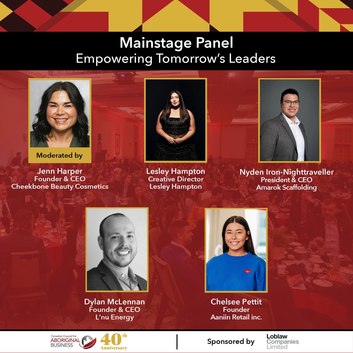 Join CCAB's 40th anniversary session 'Empowering Tomorrow's Leaders: The Future of Indigenous Business' on May 28-29. Hear from a panel of young Indigenous entrepreneurs discussing the challenges and opportunities of building their businesses. Register: bit.ly/3uAUPPp