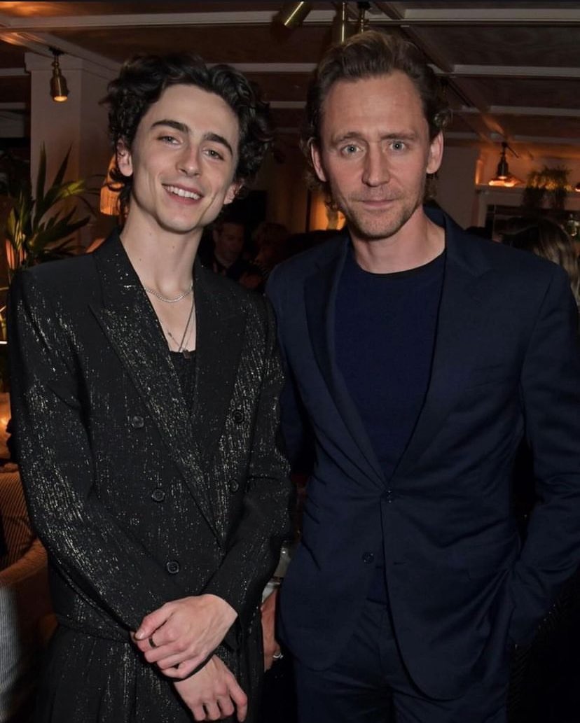 throwback: Timothée Chalamet and Tom Hiddleston in London (17/10/21)