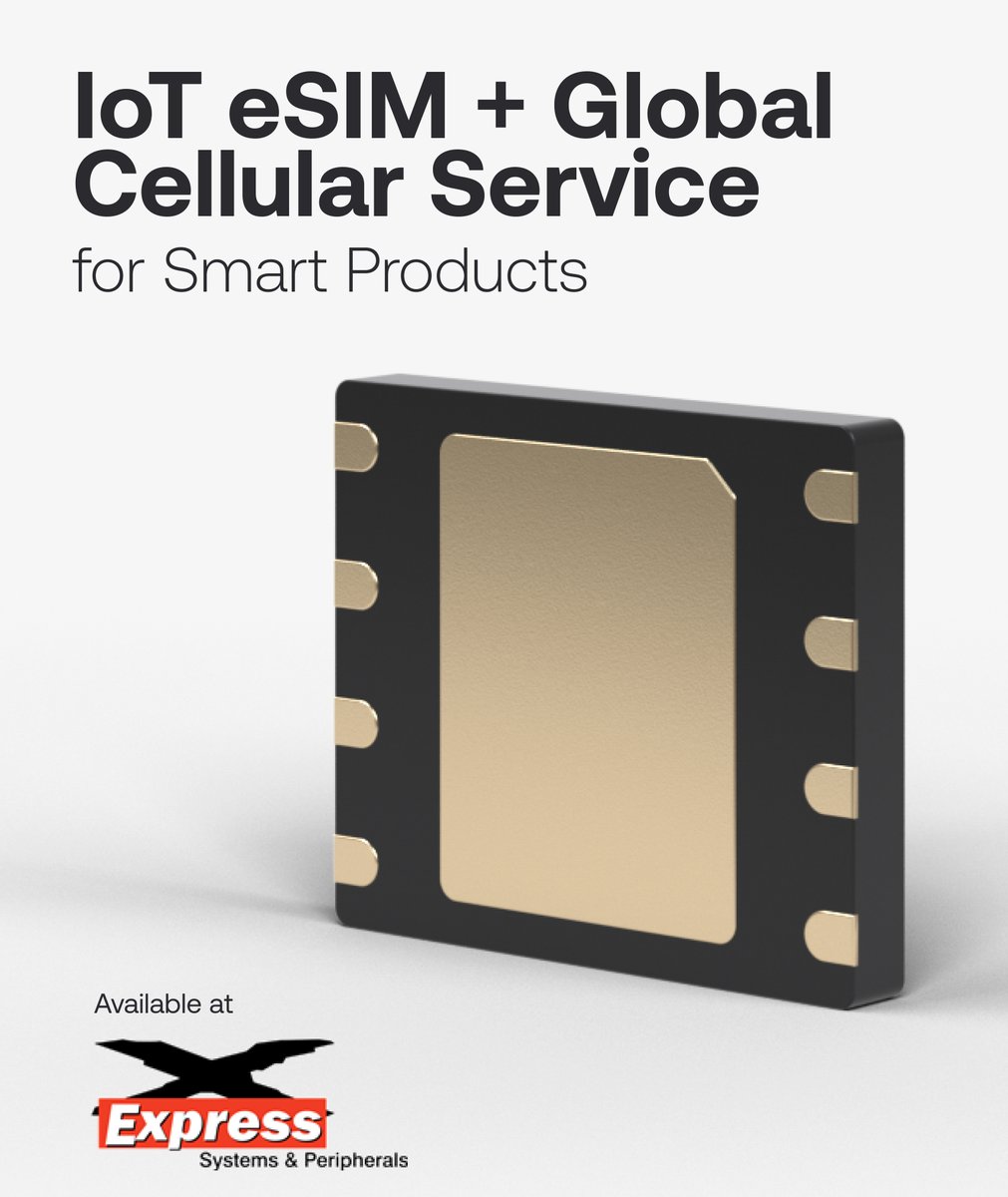 SoracomIoT's tweet photo. 🌐 #eSIM technology is revolutionizing the way businesses manage their IoT devices across the globe.
Soracom eSIMs with global connectivity are now available at @ESPIncorporated
🔗 Grab yours eSIM reel today https://t.co/EmiBbPNCow
#IoT #DigitalTransformation #eSIMTechnology https://t.co/nCAyrDvyf1