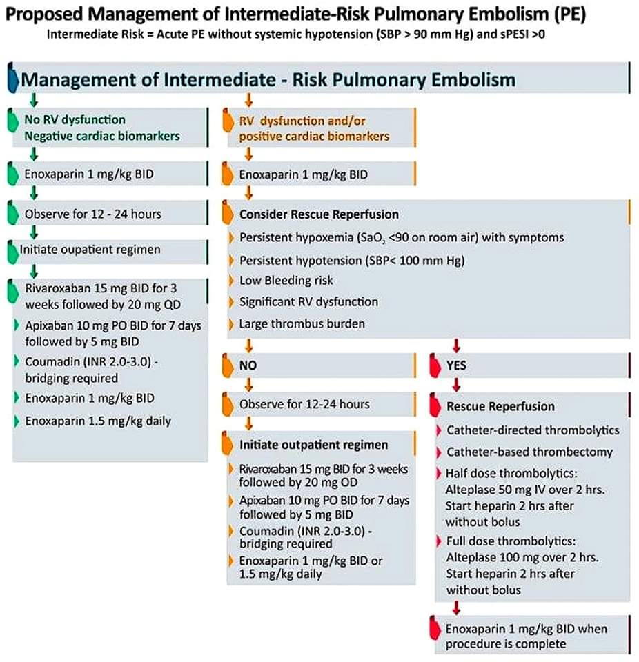 🔴 Risk Stratification and Management of Intermediate-Risk Acute Pulmonary Embolism #2024Review #openaccess 

mdpi.com/2077-0383/13/1…
#cardiology #CardioTwitter #CardioEd