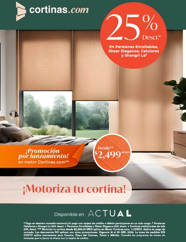 lolmagazine1's tweet image. Vive el Festival de Primavera 🌼de Cortinas.com 
💡 Cotiza sin compromiso, hacen tus persianas a la medida. 
#somosfabricantes #cortinas #persianas